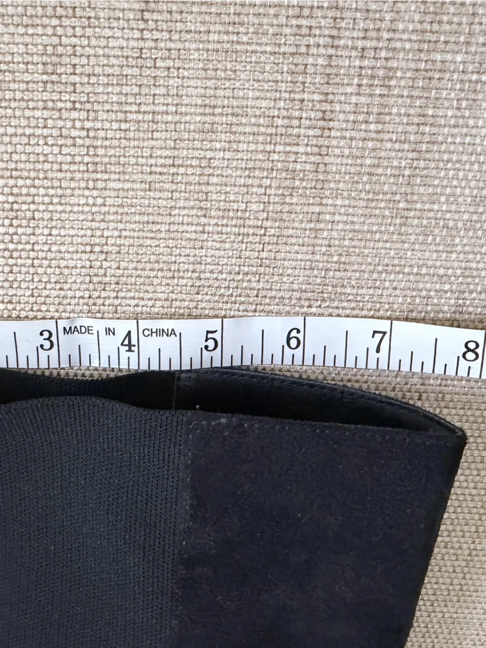 Steve Madden Jolly Over-The-Knee Boots Black Faux Suede Pointed Toe Size 8M